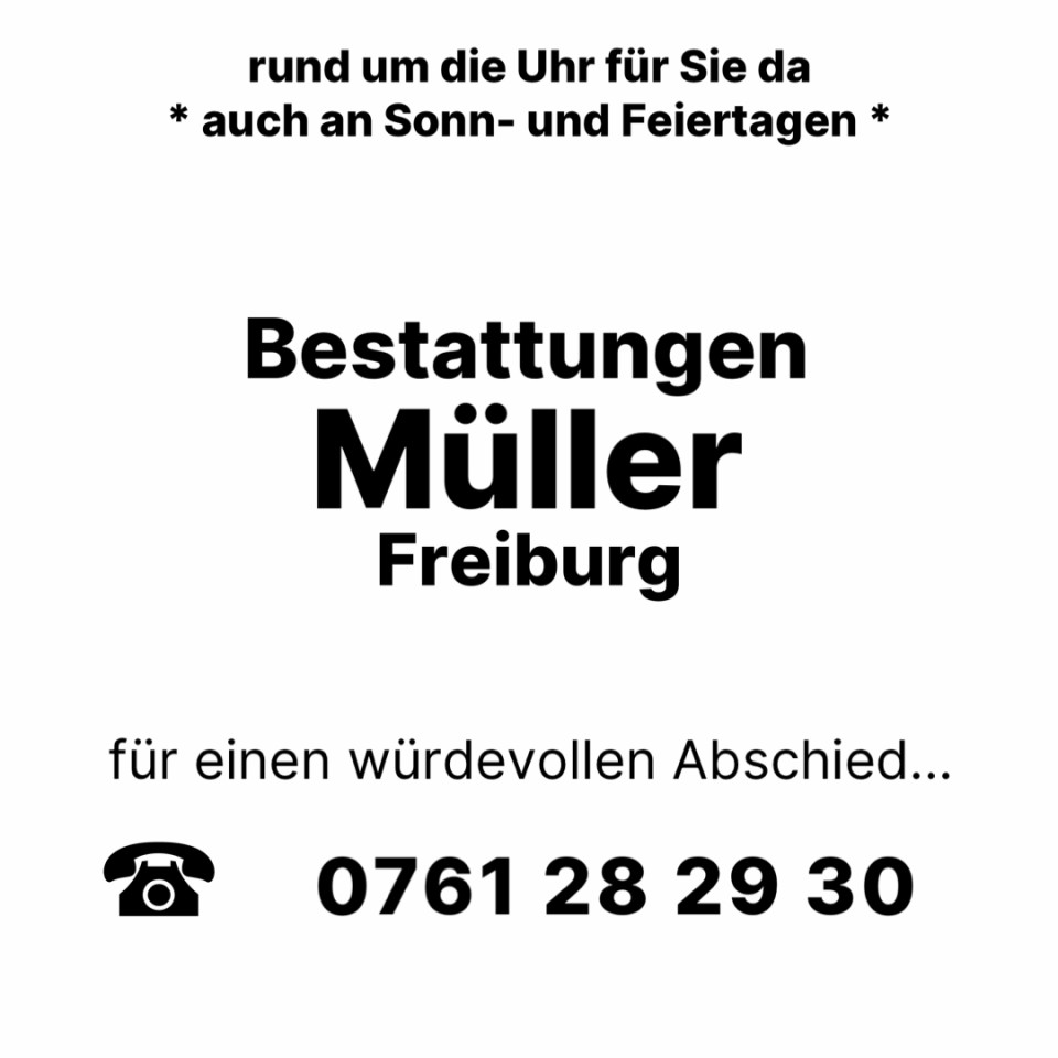 Beerdigung in Kappel